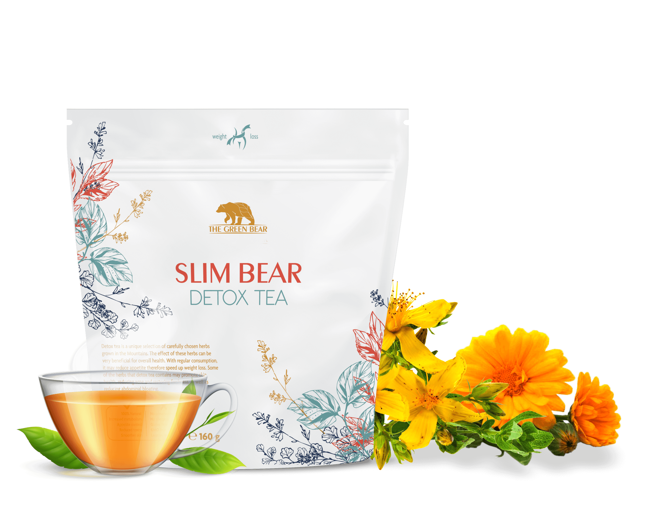  Slim Bear – Detox Tea – чай за пречистване на тялото и отслабване